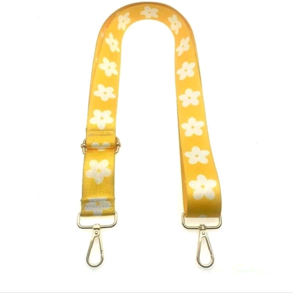 Floral Pattern Colorblock Adjustable Bags Strap. - Picture 5 of 7